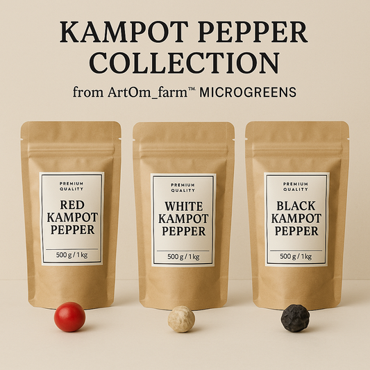 The Kampot Pepper Collection from ArtOm_farm™ MICROGREENS - ArtOm_farm™ MICROGREENS