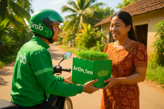 A New Era of Delivery in Cambodia! 🇰🇭 - ArtOm_farm™ MICROGREENS