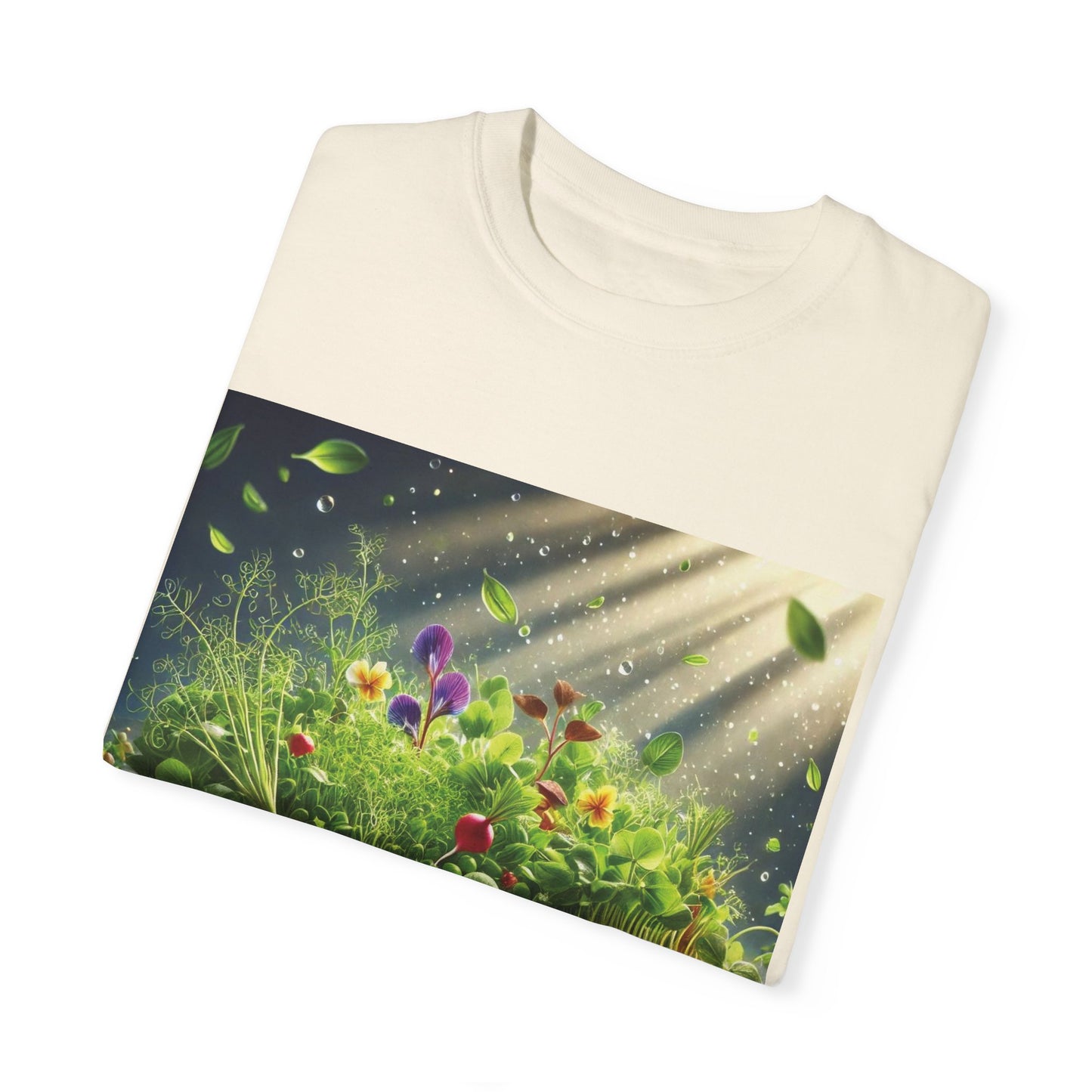 Unisex Garment-Dyed T-shirt - ArtOm_farm™ MICROGREENS