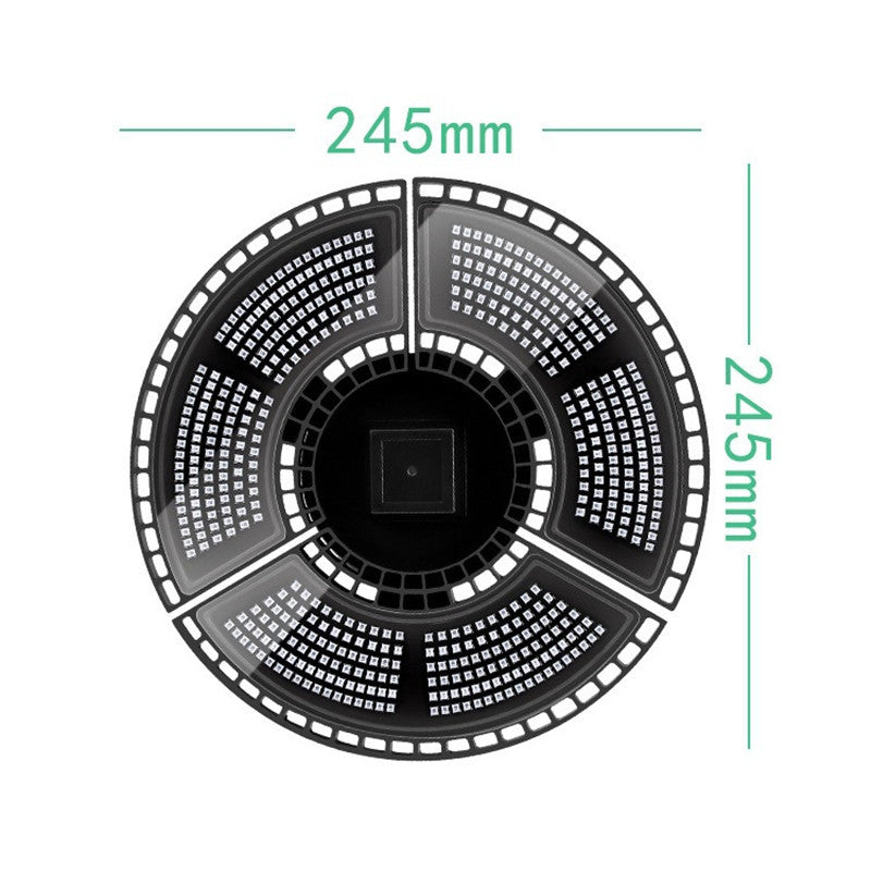 អំពូល LED លូតលាស់ជាមួយវិសាលគមក្រហមនិងខៀវ
