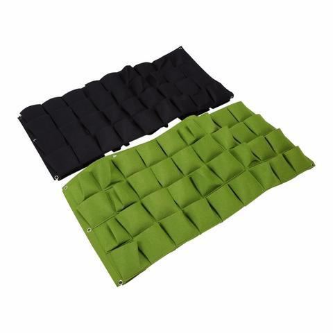 Wall Mount Hanging Planting Bags Home Supplies Multi Pockets DIY Grow Bag Planter Vertical Growing Vegetable Living Garden Bag - ArtOm_farm™ MICROGREENS