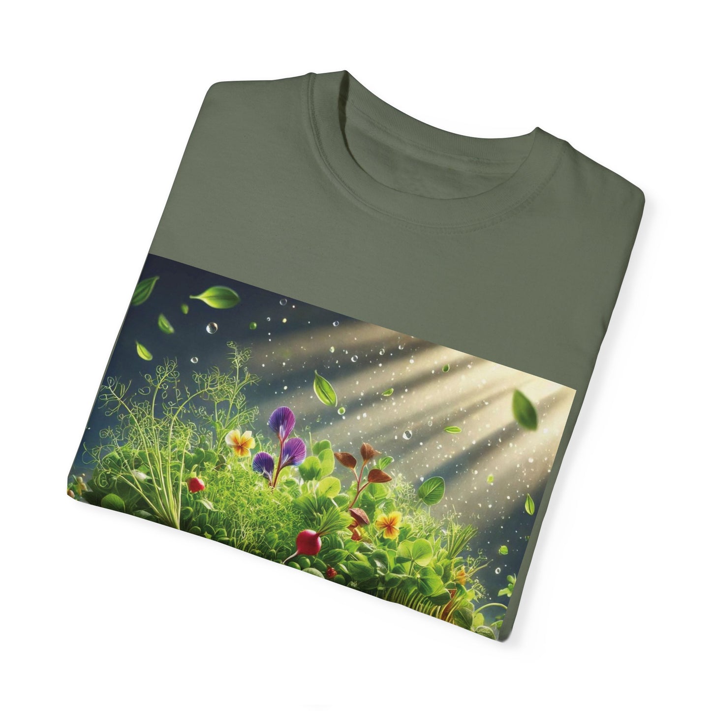 Unisex Garment-Dyed T-shirt - ArtOm_farm™ MICROGREENS