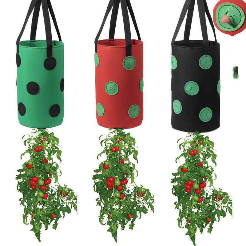 Strawberry Grow Bag Nonwoven Fabric Vertical Jardin Garden Hanging Plant Bag Vegetable Potato Planter Bag For Greenhouse - ArtOm_farm™ MICROGREENS