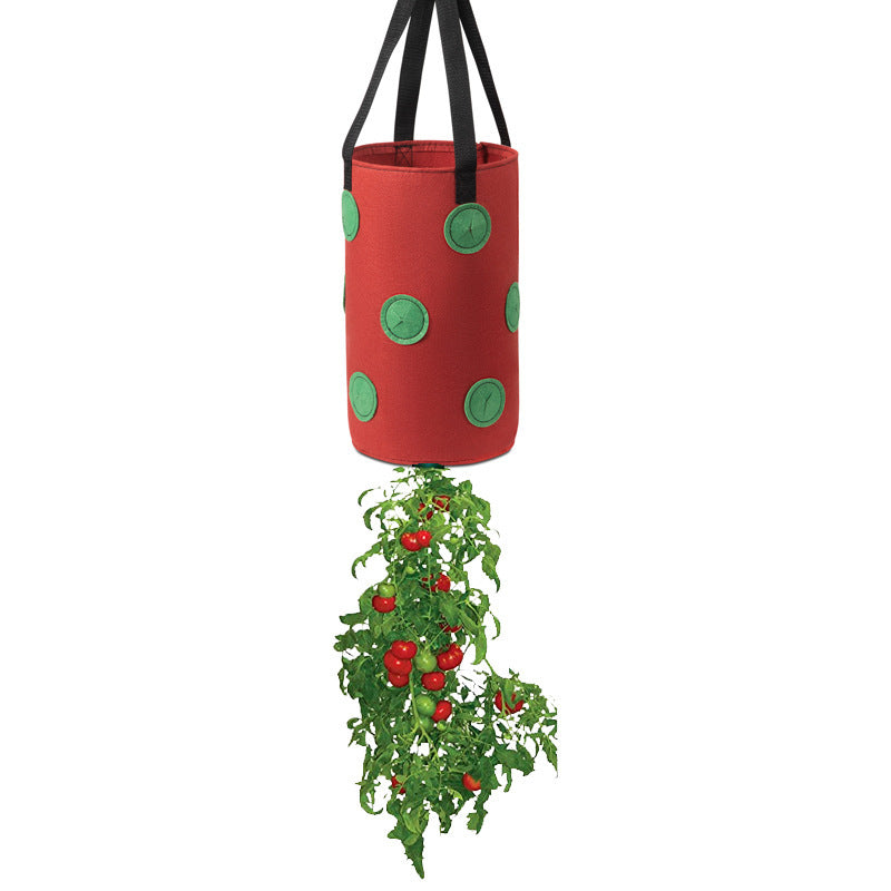 Strawberry Grow Bag Nonwoven Fabric Vertical Jardin Garden Hanging Plant Bag Vegetable Potato Planter Bag For Greenhouse - ArtOm_farm™ MICROGREENS