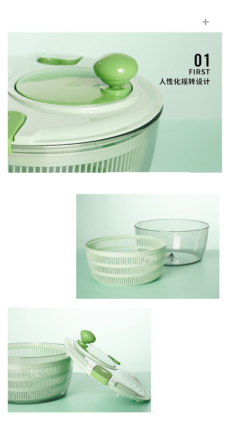 Household Vegetable And Fruit Dehydration Machine Vegetable Washing Machine Dehydration Basket - ArtOm_farm™ MICROGREENS