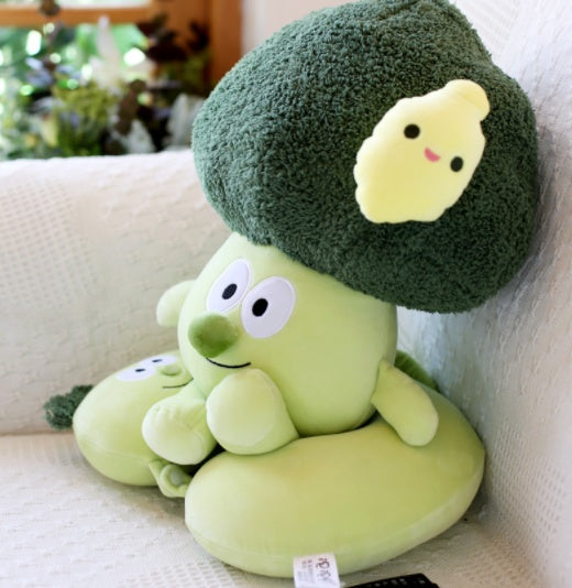 Funny Plush Cabbage Head - ArtOm_farm™ MICROGREENS