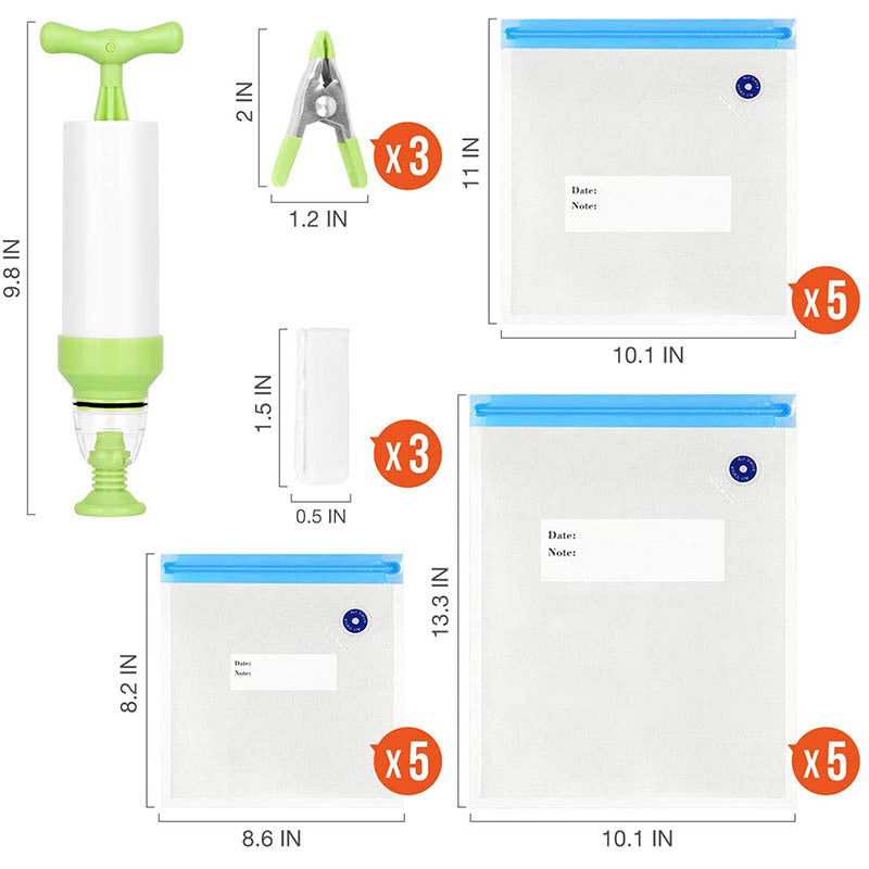 Vacuum Air Bag Vegetable Compression Bag - ArtOm_farm™ MICROGREENS