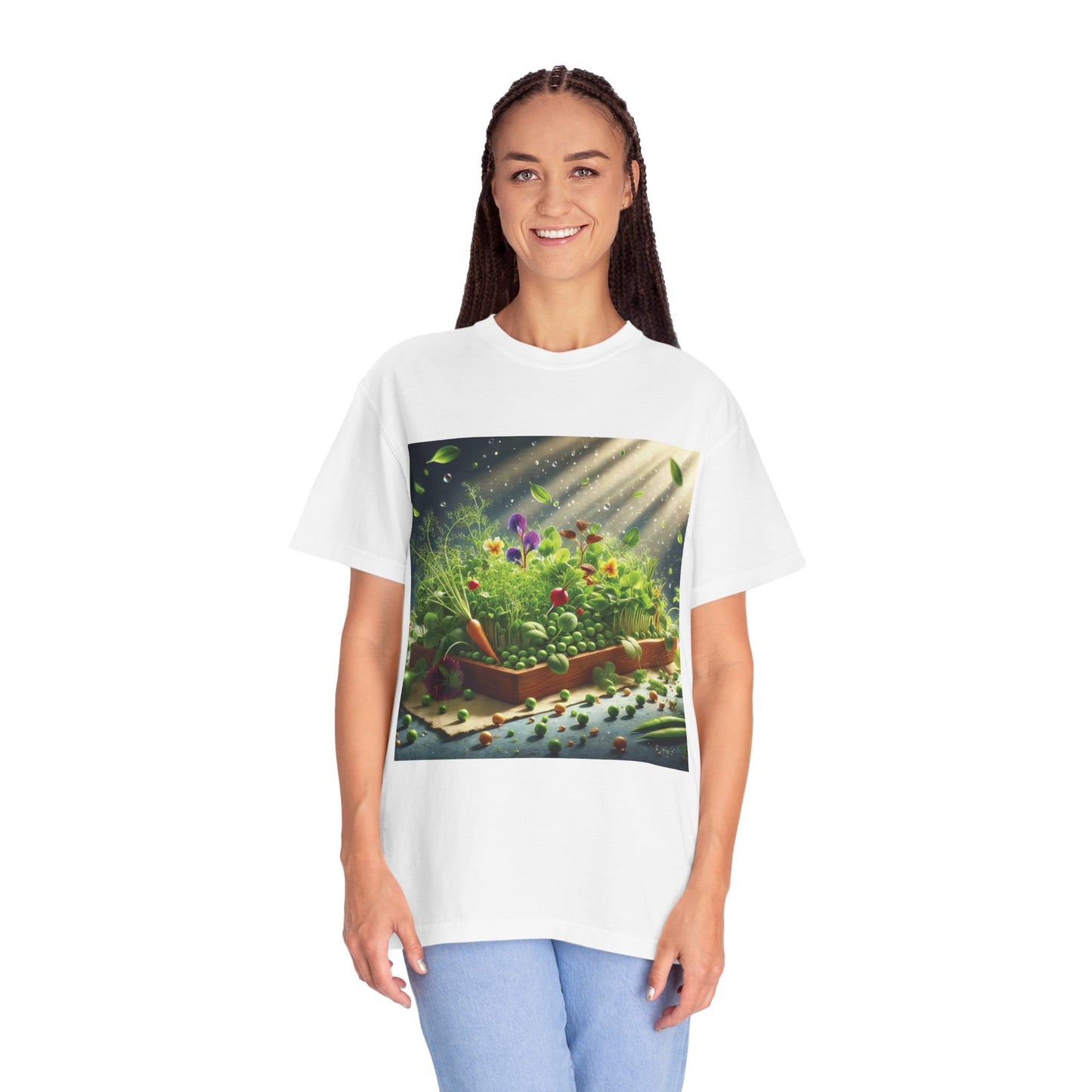Unisex Garment-Dyed T-shirt - ArtOm_farm™ MICROGREENS