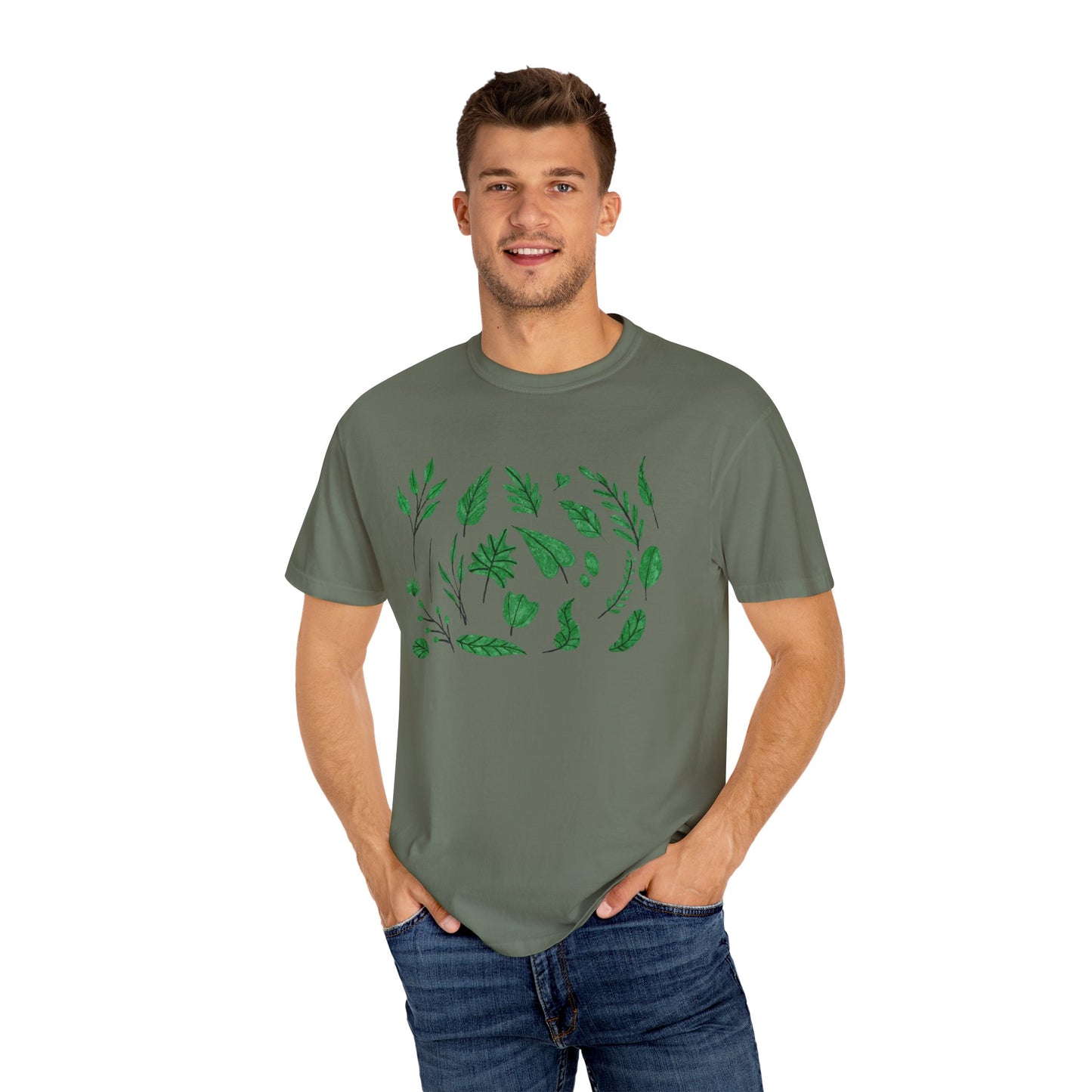 Unisex Garment-Dyed T-shirt - ArtOm_farm™ MICROGREENS