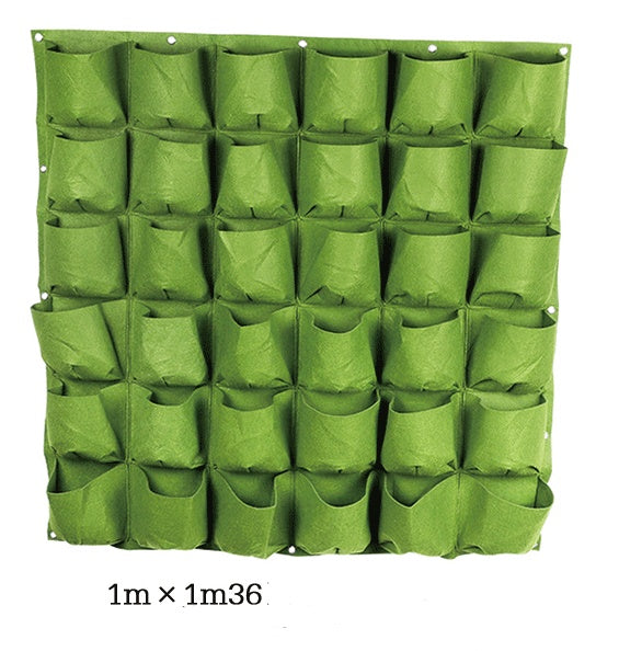Wall Mount Hanging Planting Bags Home Supplies Multi Pockets DIY Grow Bag Planter Vertical Growing Vegetable Living Garden Bag - ArtOm_farm™ MICROGREENS