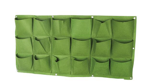 Wall Mount Hanging Planting Bags Home Supplies Multi Pockets DIY Grow Bag Planter Vertical Growing Vegetable Living Garden Bag - ArtOm_farm™ MICROGREENS