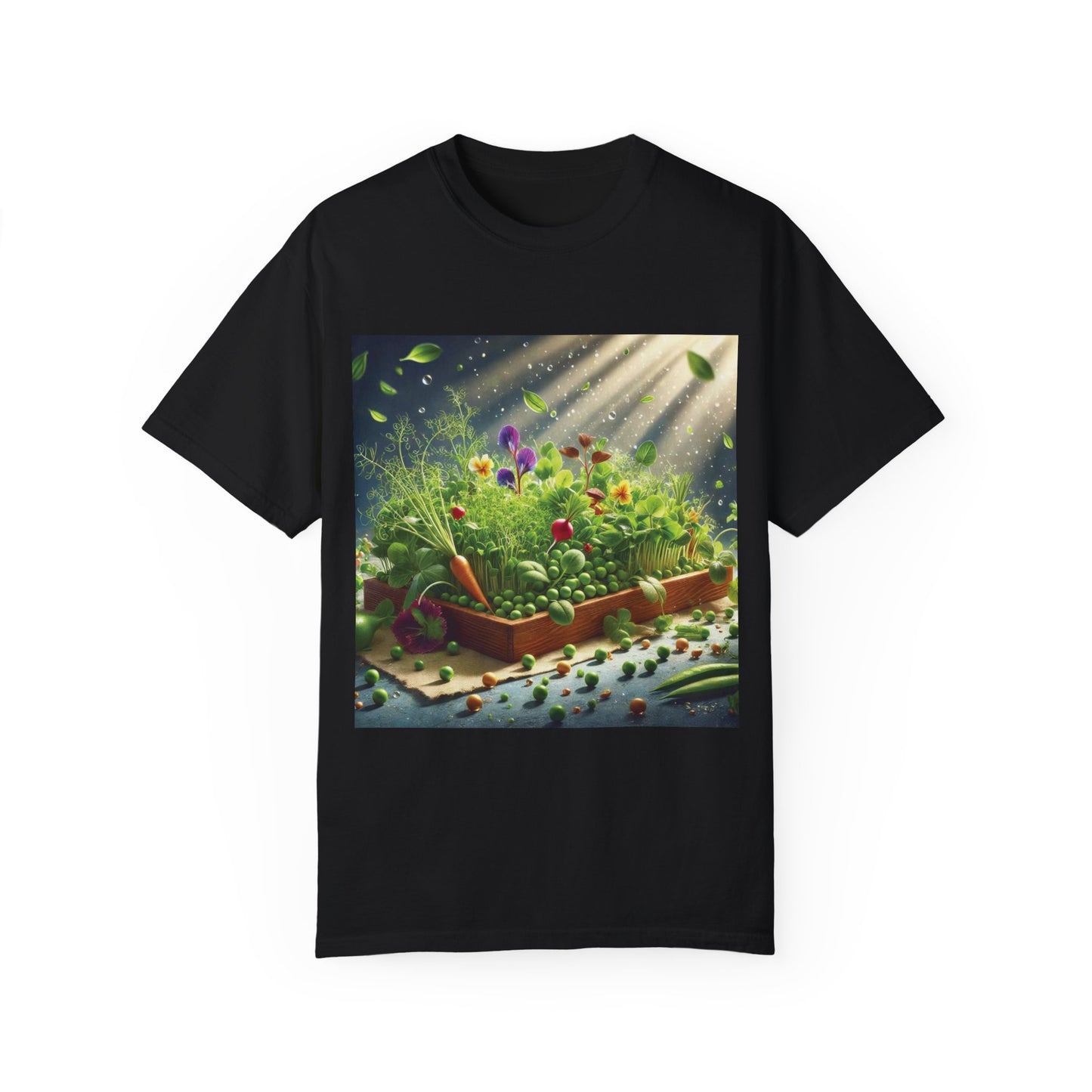Unisex Garment-Dyed T-shirt - ArtOm_farm™ MICROGREENS