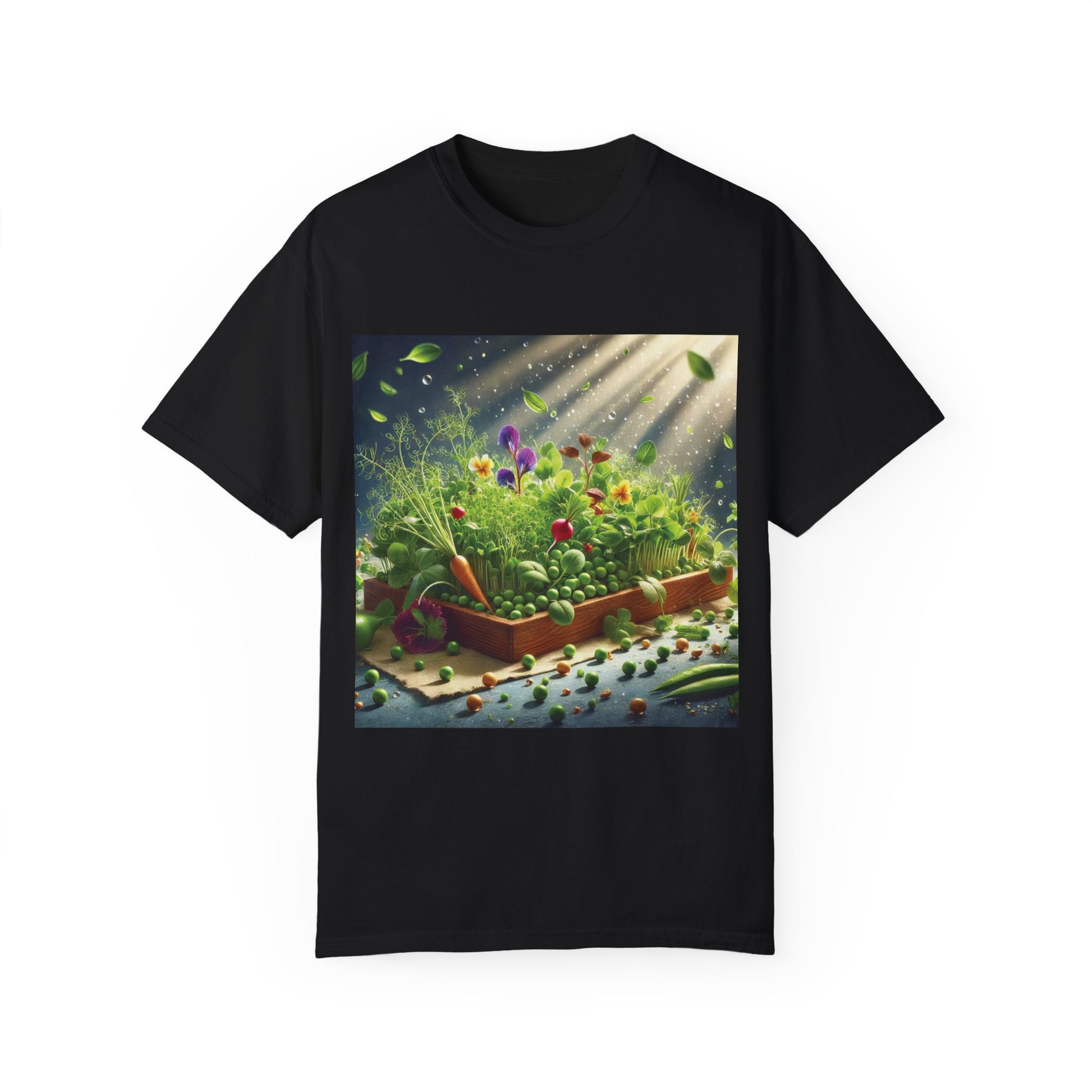 Unisex Garment-Dyed T-shirt - ArtOm_farm™ MICROGREENS