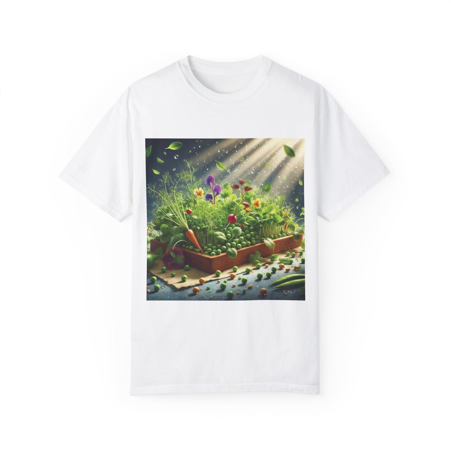 Unisex Garment-Dyed T-shirt - ArtOm_farm™ MICROGREENS