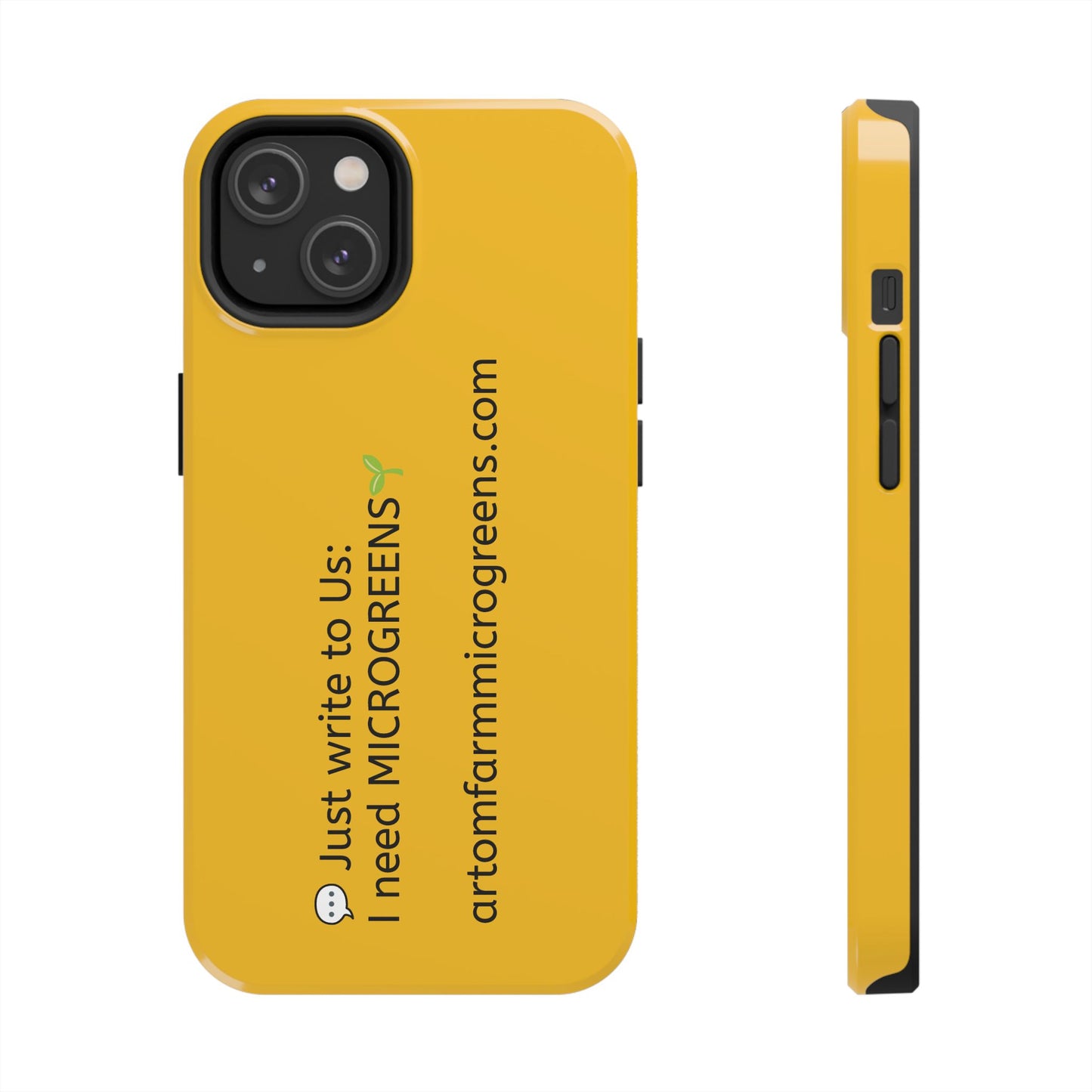 Tough Phone Cases - ArtOm_farm™ MICROGREENS