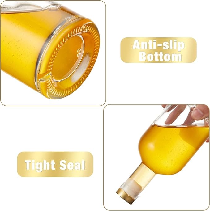 Glass Bottle with T-Top cork 200ml, 750ml