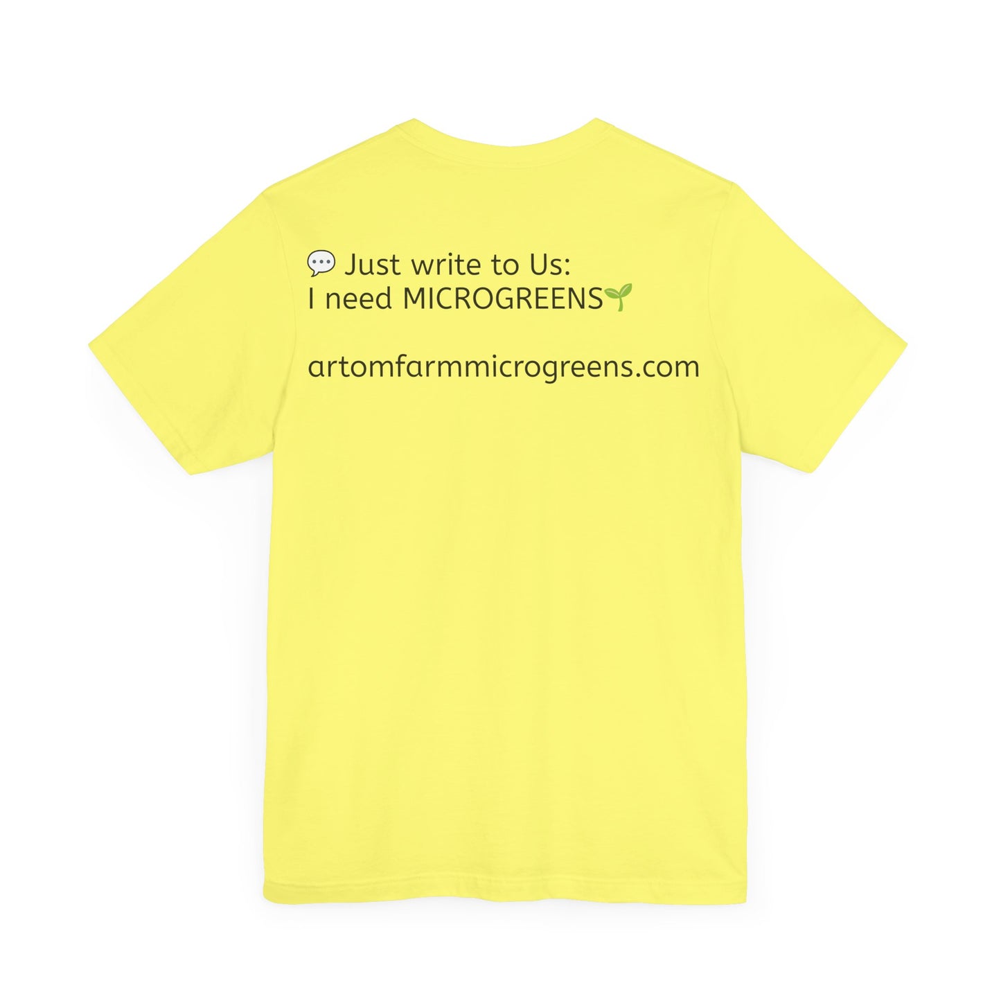 Unisex Jersey Short Sleeve Tee - ArtOm_farm™ MICROGREENS