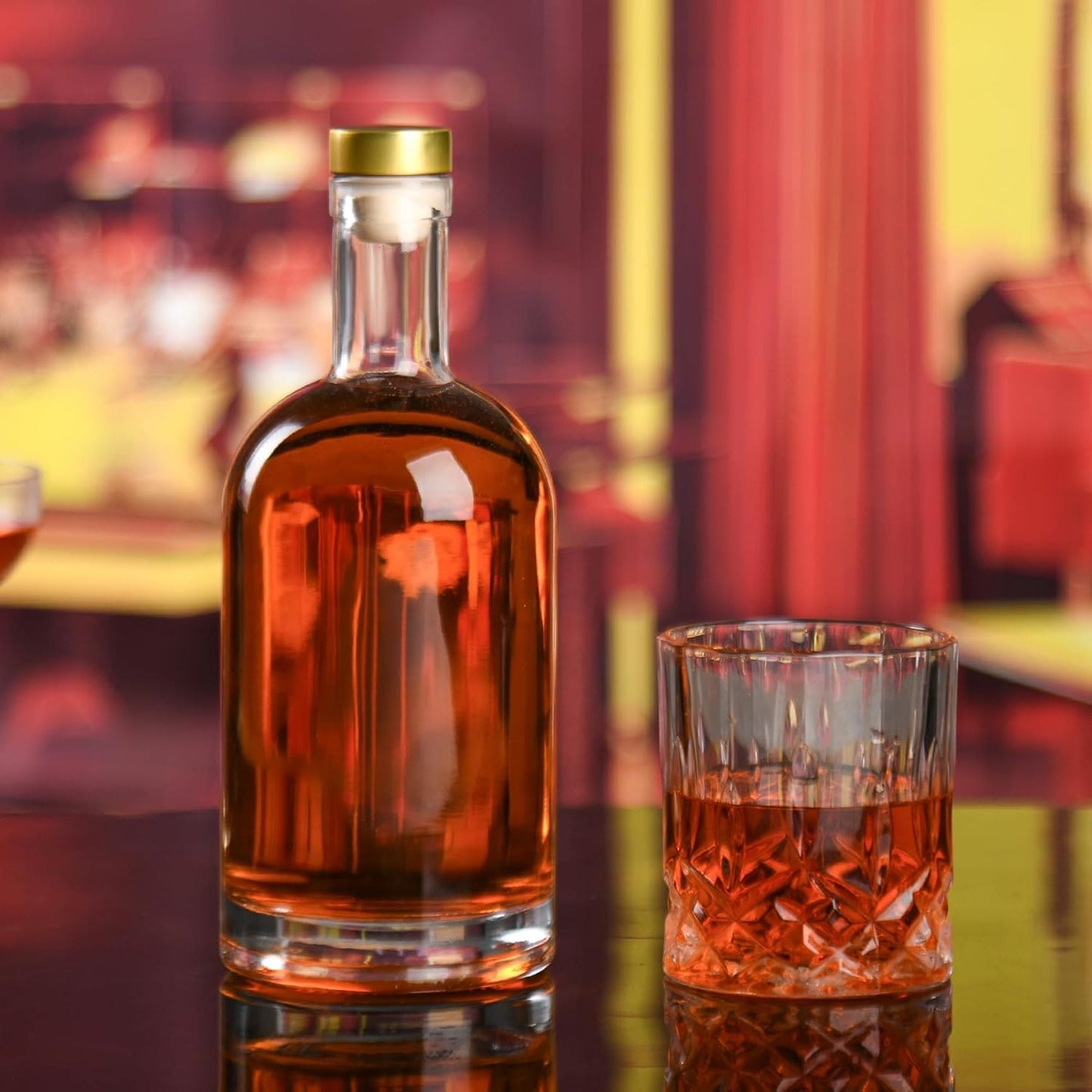 Glass Bottle with T-Top cork 200ml, 750ml