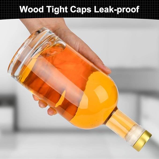 Glass Bottle with T-Top cork 200ml, 750ml