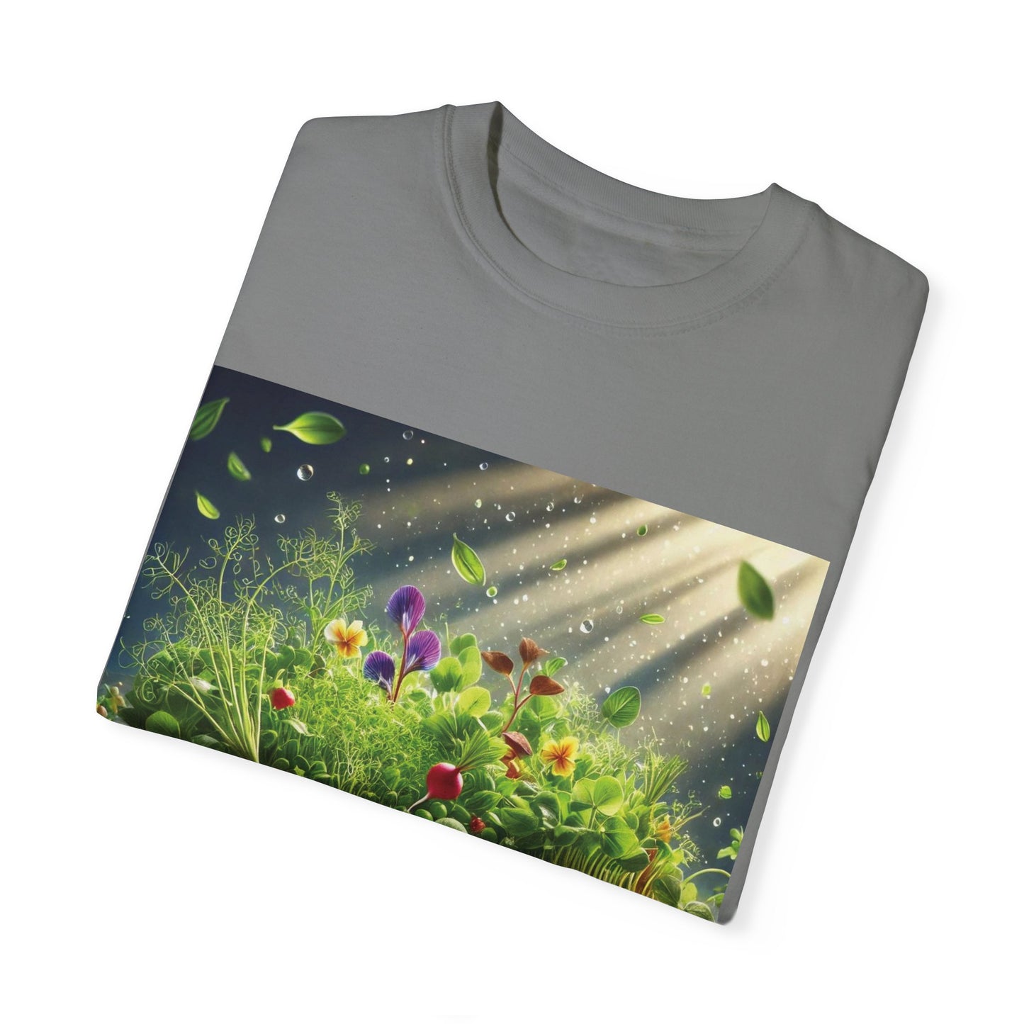 Unisex Garment-Dyed T-shirt - ArtOm_farm™ MICROGREENS