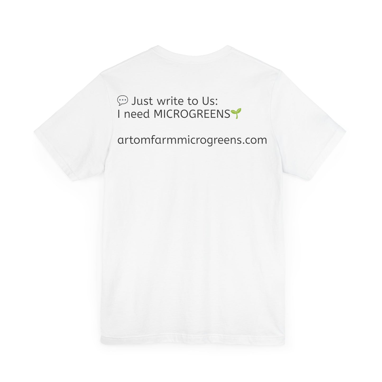 Unisex Jersey Short Sleeve Tee - ArtOm_farm™ MICROGREENS