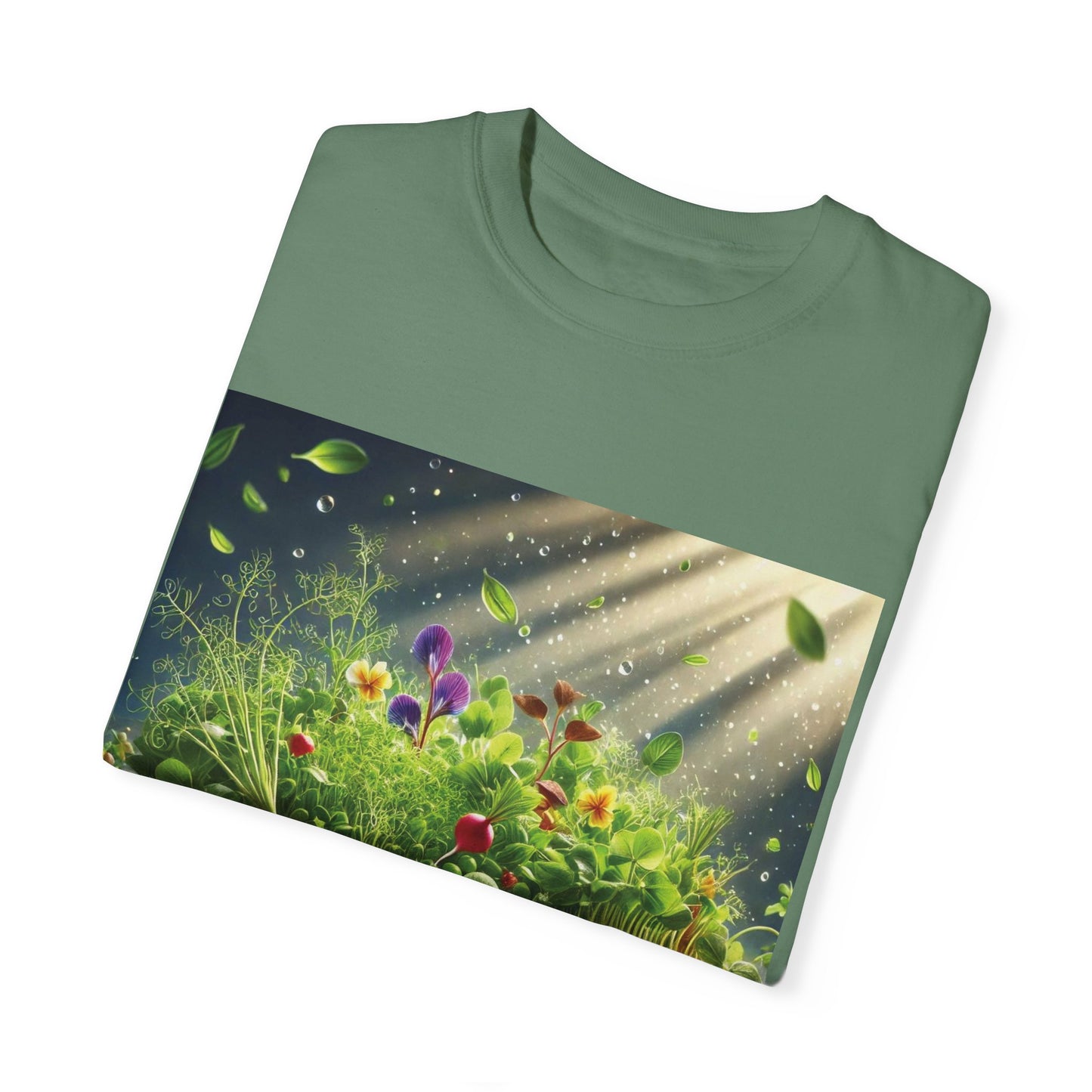 Unisex Garment-Dyed T-shirt - ArtOm_farm™ MICROGREENS