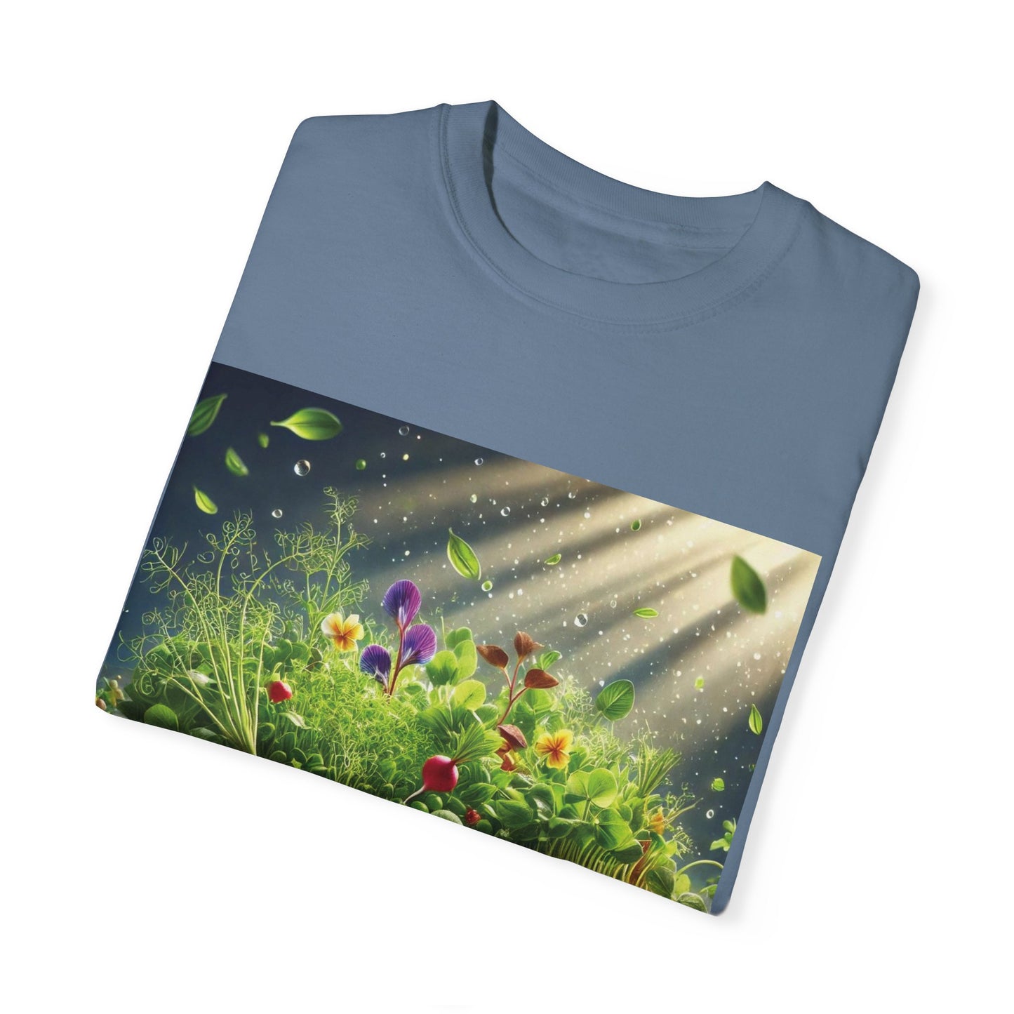 Unisex Garment-Dyed T-shirt - ArtOm_farm™ MICROGREENS