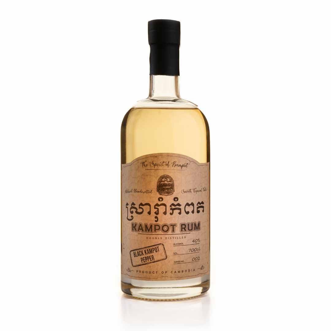 Kampot Rum Black Kampot Pepper, 40%Alc