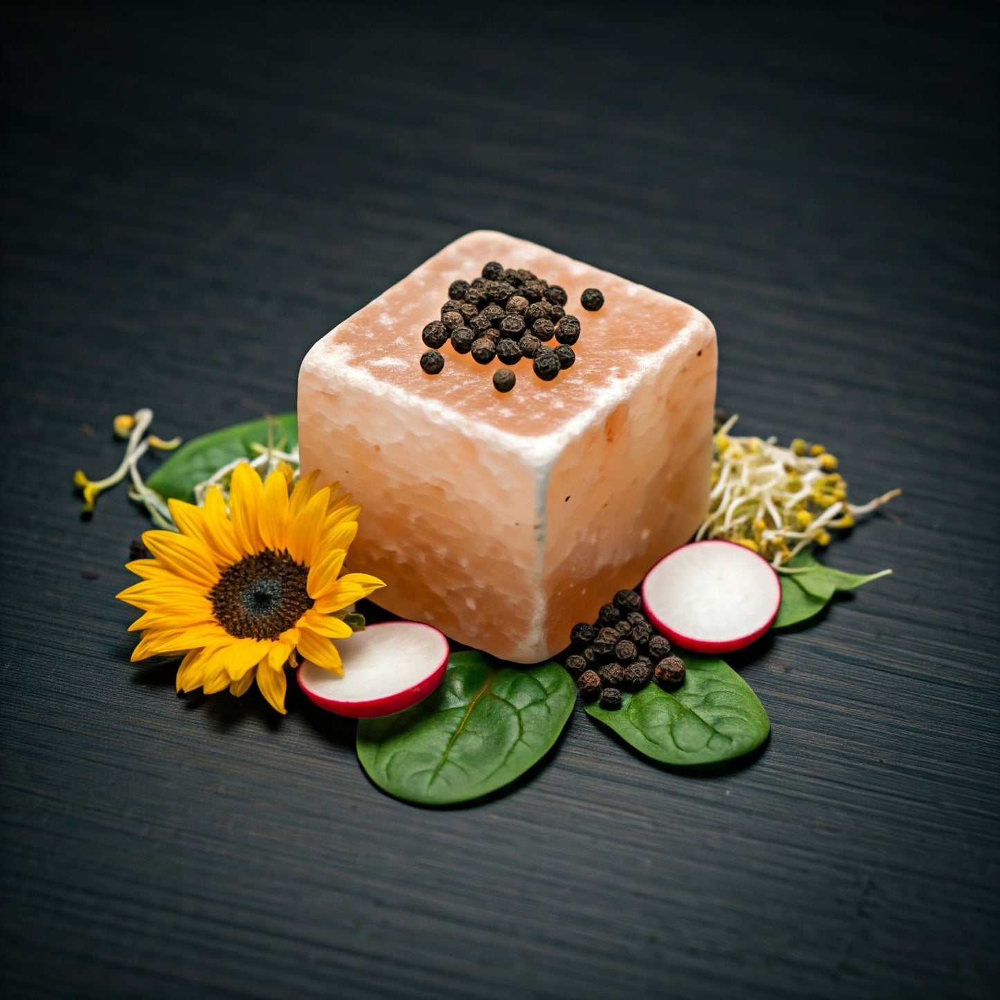 Himalayan Salt with Dried Mix Microgreens (Sunflower, Radish, Spinach) 55g