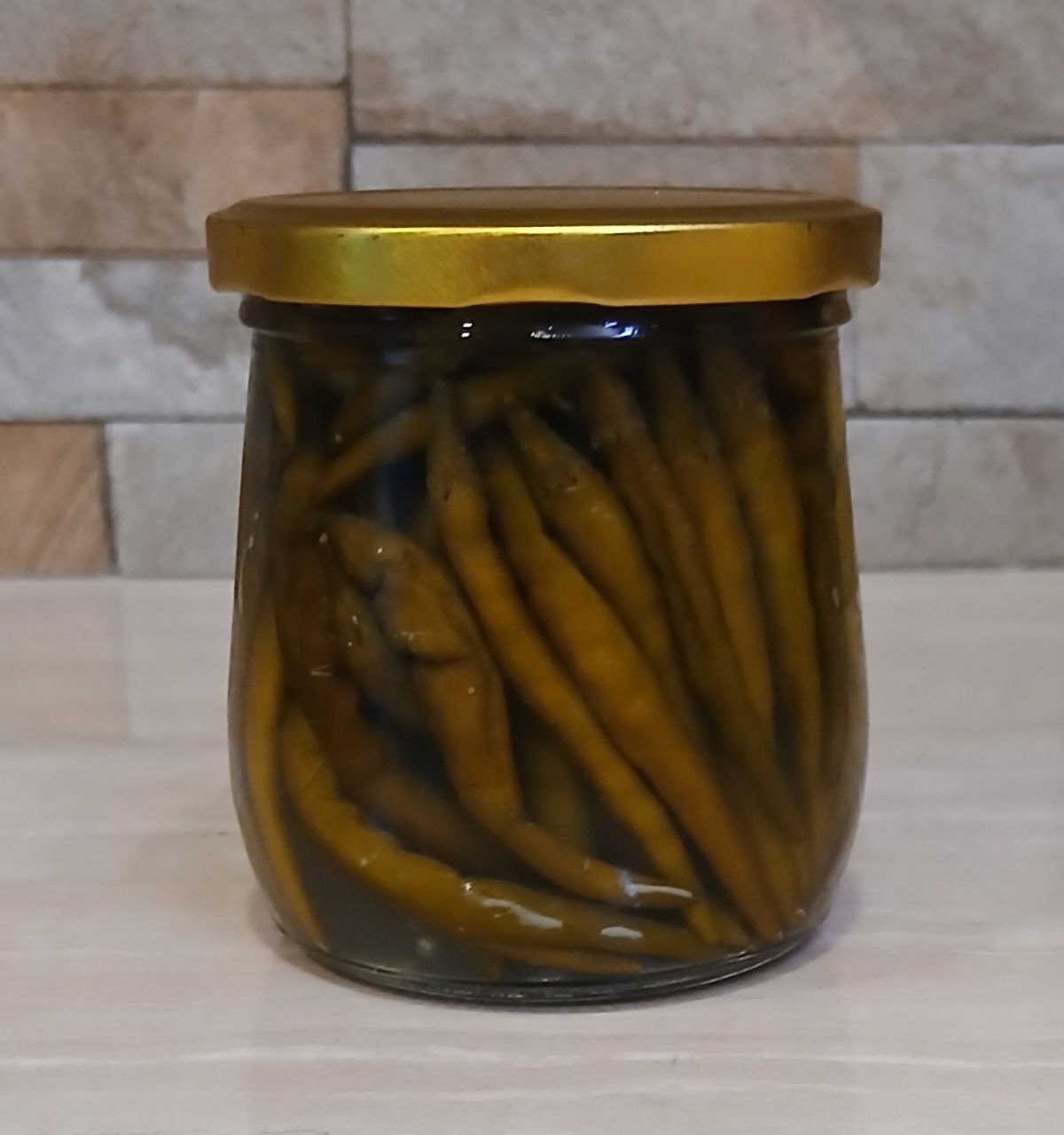 Pickled Chili Peppers 350ml - ArtOm_farm™ MICROGREENS