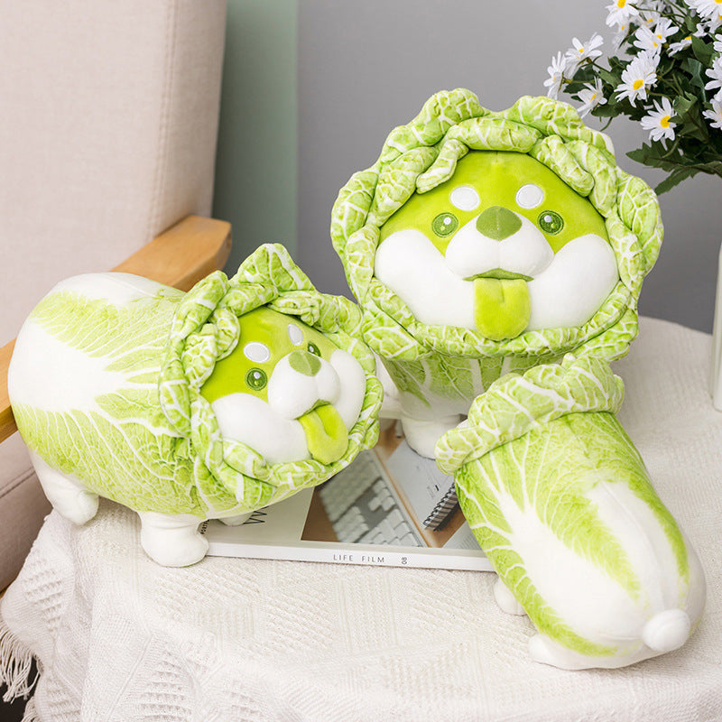 Vegetable Elf Dog Plush Doll Sleeping Pillow - ArtOm_farm™ MICROGREENS