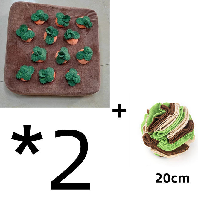 Carrot Plush Toy for Dogs - ArtOm_farm™ MICROGREENS