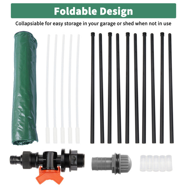 50 Gallon Folding Rain Barrel - ArtOm_farm™ MICROGREENS