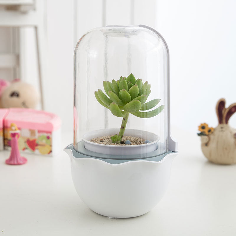 Cute and Creative Desktop Smart Plant Pot: Decorate Your Desk with Greenery! - ArtOm_farm™ MICROGREENS