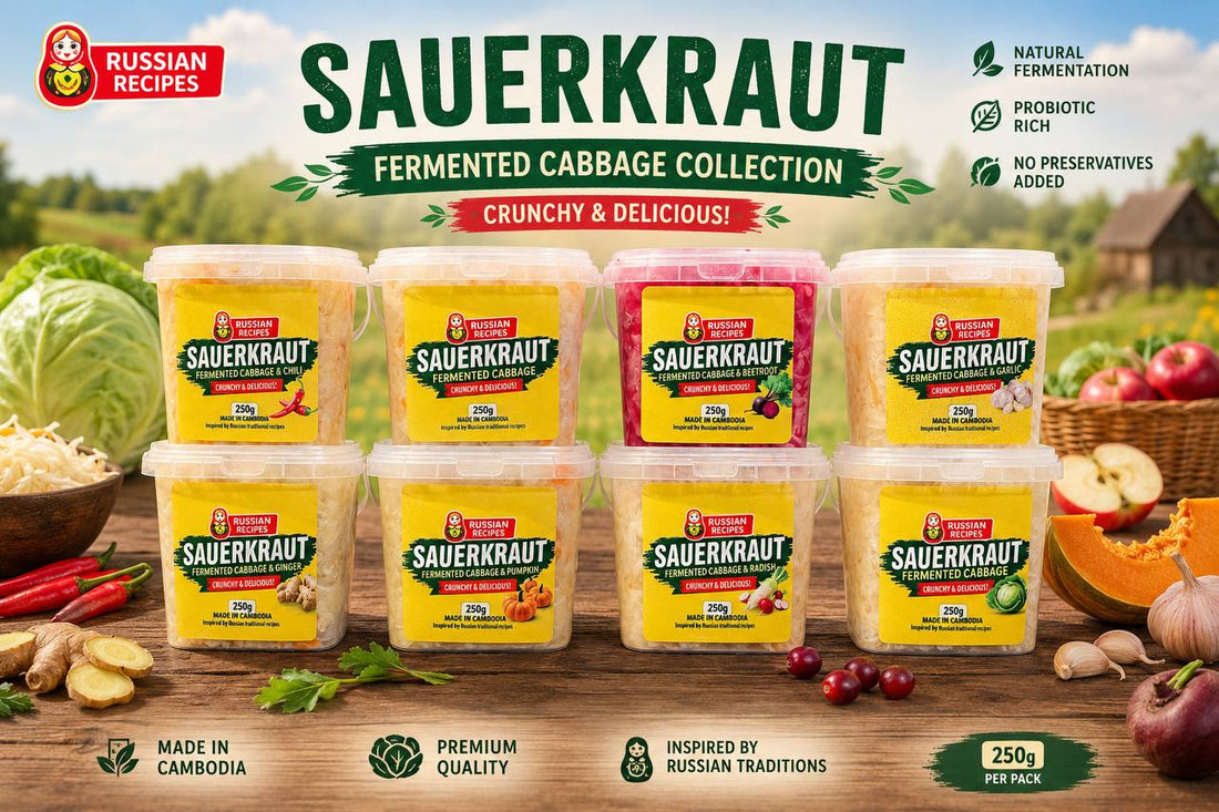 🥬 Natural fermented cabbage — a superfood for your health!