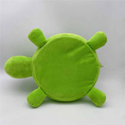 Plush Turtle in a Vegetable Garden - ArtOm_farm™ MICROGREENS