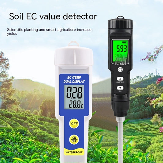 Soil Thermometer, Water Conductivity Meter and Water Quality Meter