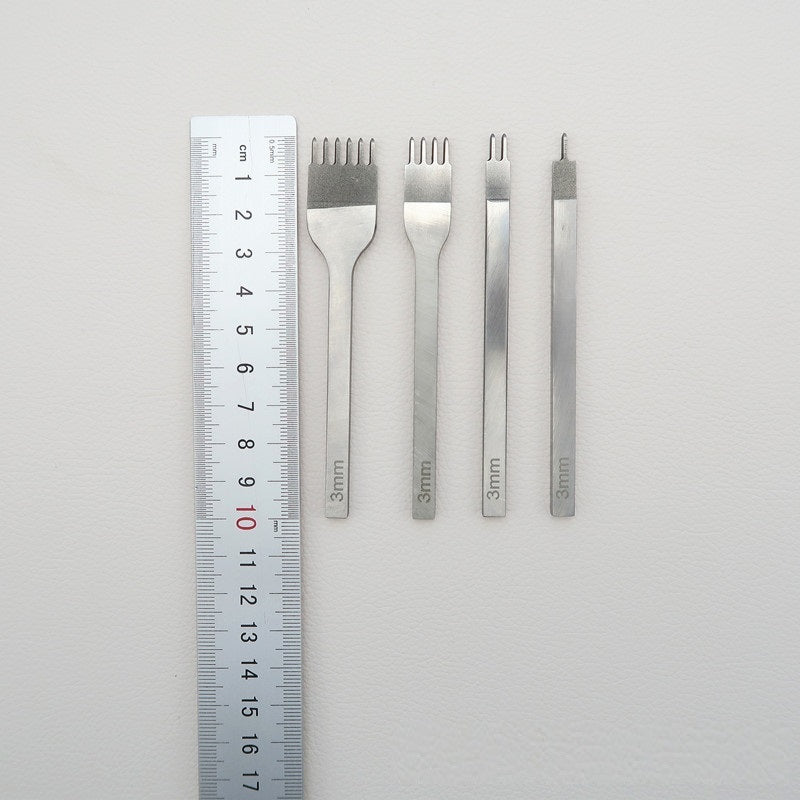 Diamond Punch for Leather - a tool for hand stitching and marking - ArtOm_farm™ MICROGREENS