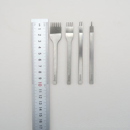 Diamond Punch for Leather - a tool for hand stitching and marking - ArtOm_farm™ MICROGREENS