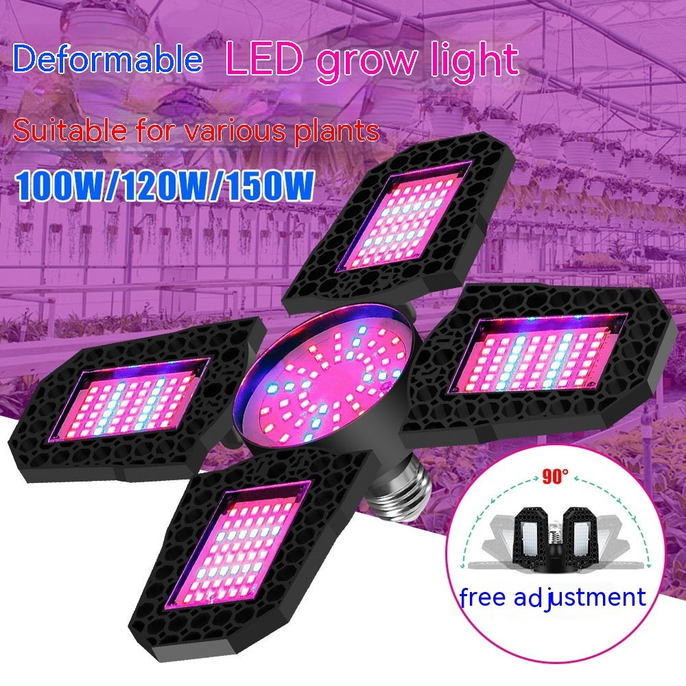 LED Plant Growth Lamp Four-head Foldable - ArtOm_farm™ MICROGREENS