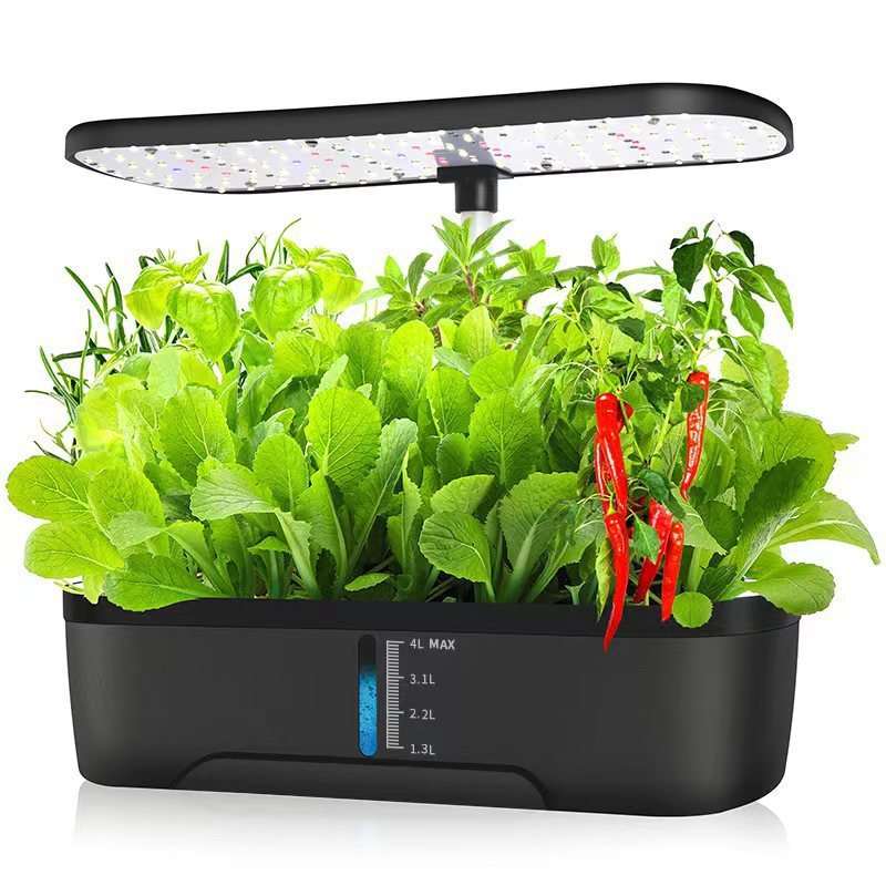 Full spectrum LED phytoflood for intelligent hydroponic growing system