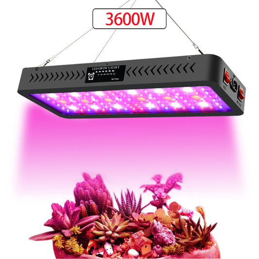 3600W LED grow light with dual control timer