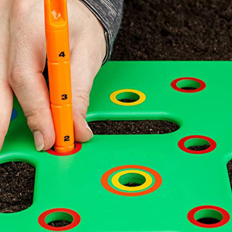 Square Garden Seed Sowing Templates