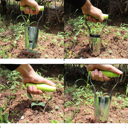Stainless Steel Seedling Transplanter Shovel Planting Vegetable - ArtOm_farm™ MICROGREENS