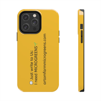 Tough Phone Cases - ArtOm_farm™ MICROGREENS