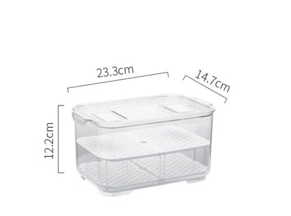 Fruit and Vegetable Storage Box with Lid