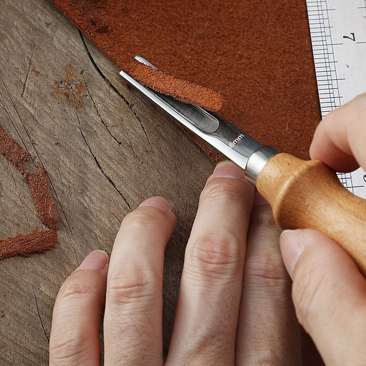 New generation French edger for leather - professional tool for edge processing - ArtOm_farm™ MICROGREENS