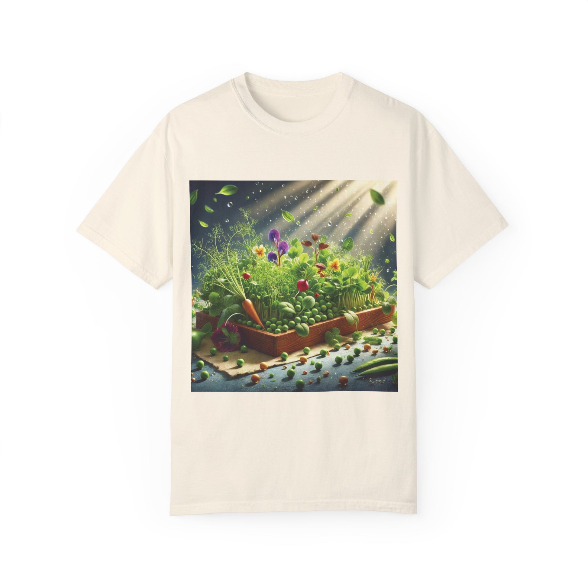 Unisex Garment-Dyed T-shirt - ArtOm_farm™ MICROGREENS