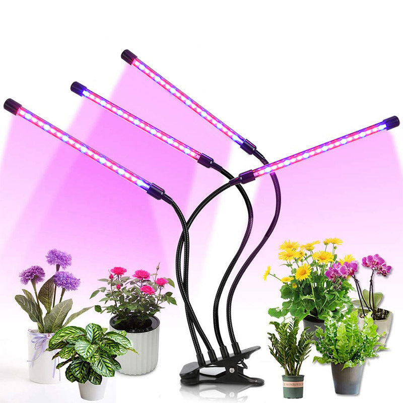 Four-Head LED Clip Light for Plants - ArtOm_farm™ MICROGREENS