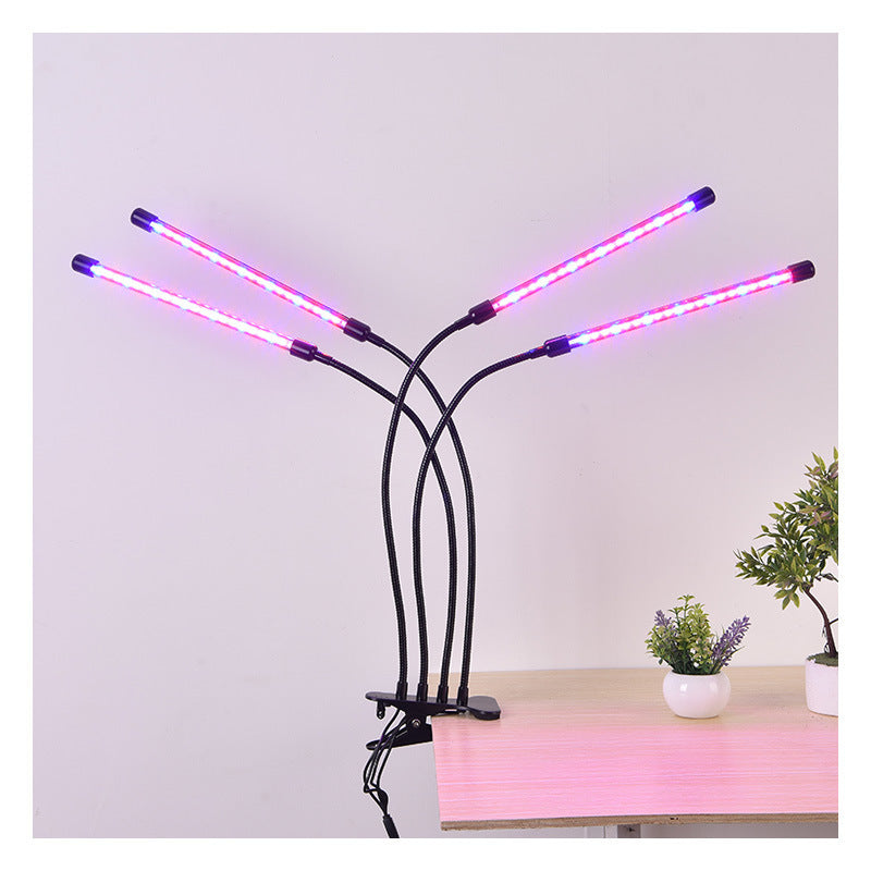 Four-Head LED Clip Light for Plants - ArtOm_farm™ MICROGREENS
